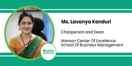 Interview Ms Lavanya Kanduri Chairperson and Dean at Manson Center of Excellence School of Business Management